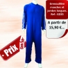 Grenouillère adulte Discount GD 35 – 100 % coton, manches et jambes longues – Amibis